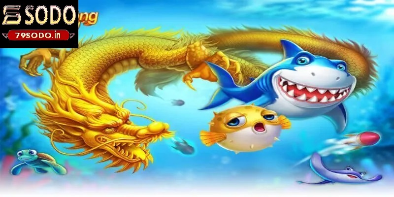 Bắn cá rồng vàng với giao diện đẹp mắt