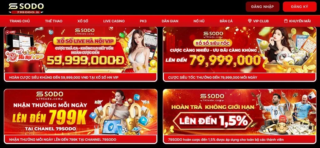 Khuyến mãi cực hấp dẫn chỉ có tại 79sodo