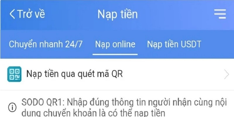 Thực hiện quét mã QR nhanh gọn đang được ưa chuộng